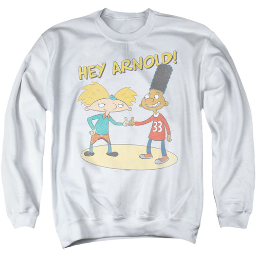 Hey Arnold And Gerald With Logo Crewneck Sweatshirt