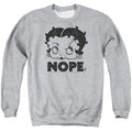 Betty Boop Boop Nope Crewneck Sweatshirt