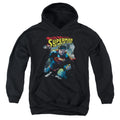 Superman Through the Rubble Youth Hoodie
