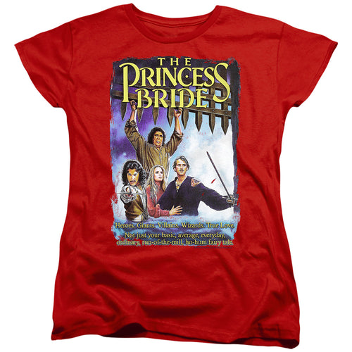 The Princess Bride Alt Poster Red Womens T-Shirt