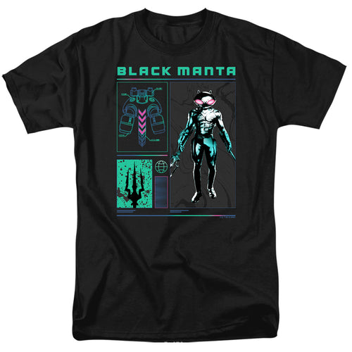 Aquaman Black Manta Stats T-Shirt