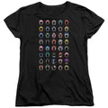 Mighty Morphin Power Rangers Visual Timeline Womens T-Shirt