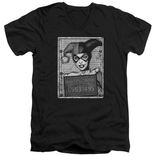 Batman Harley Inmate V-Neck T-Shirt