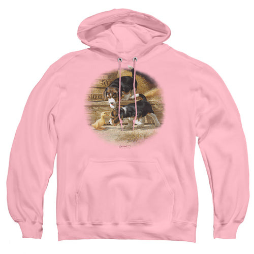 Wild Wings Getting Acquainted Beagle Puppies Pullover Hoodie