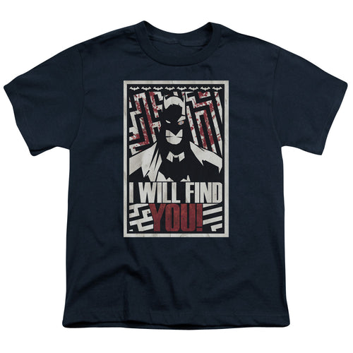 Batman I Will Fnd You Youth/Toddler T-Shirt
