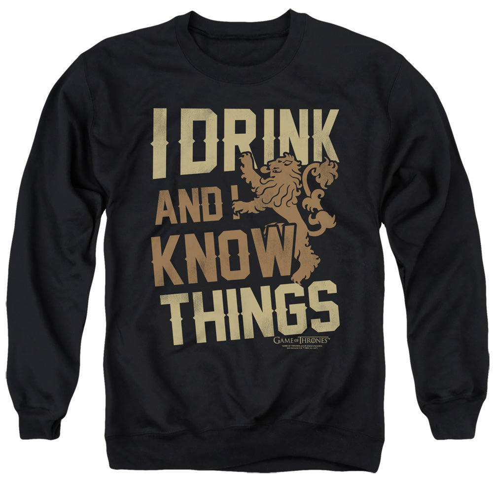 Game of Thrones Know Things Crewneck Sweatshirt