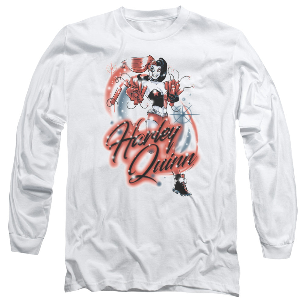 Batman Harley Airbrush Long Sleeve T-Shirt