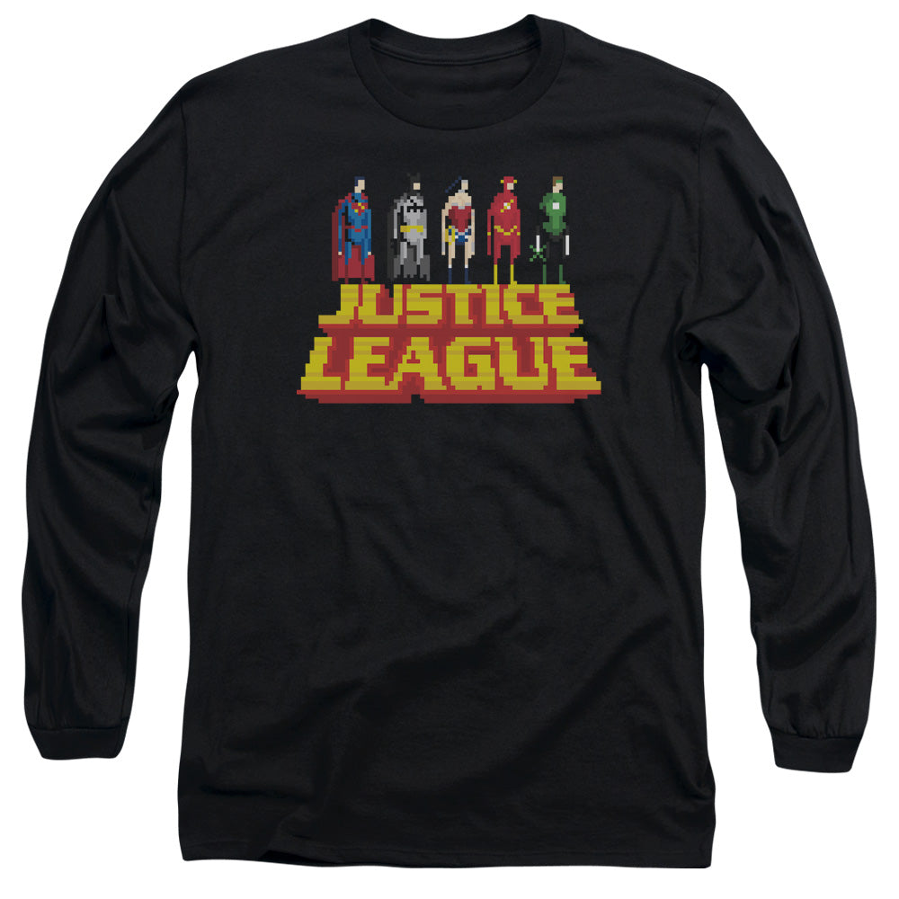 Justice League Standing Above Long Sleeve T-Shirt