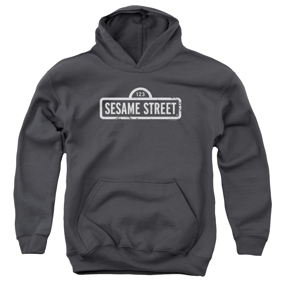 Sesame Street One Color Logo Youth Hoodie