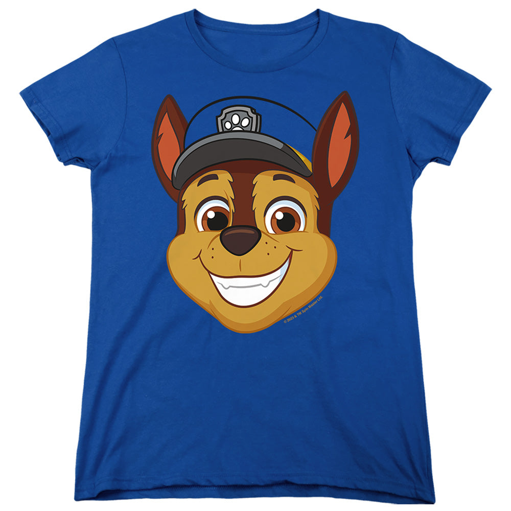 Paw Patrol Chase Grin Womens T-Shirt