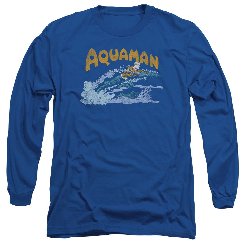 DC Comics Aqua Swim Long Sleeve T-Shirt