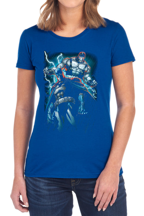 Batman Evil Rising Womens T-Shirt