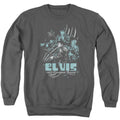 Elvis Presley 68 Leather Crewneck Sweatshirt
