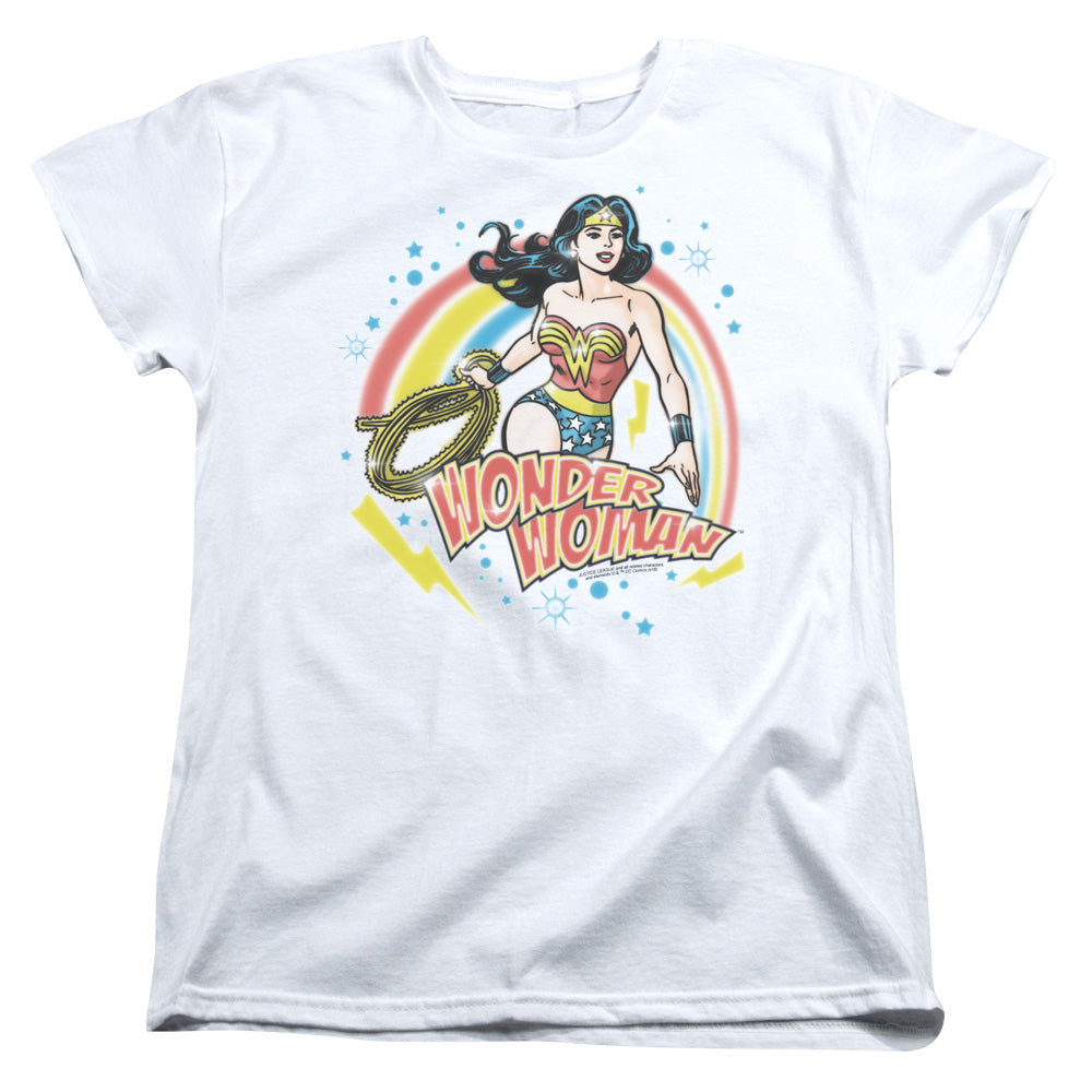 Wonder Woman Wonder Airbrush Womens T-Shirt