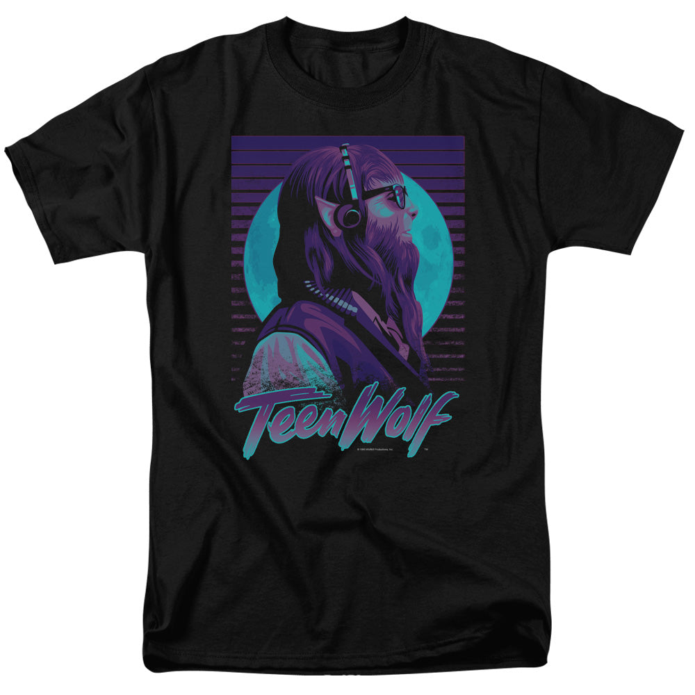 Teen Wolf Headphone Wolf Teal T-Shirt