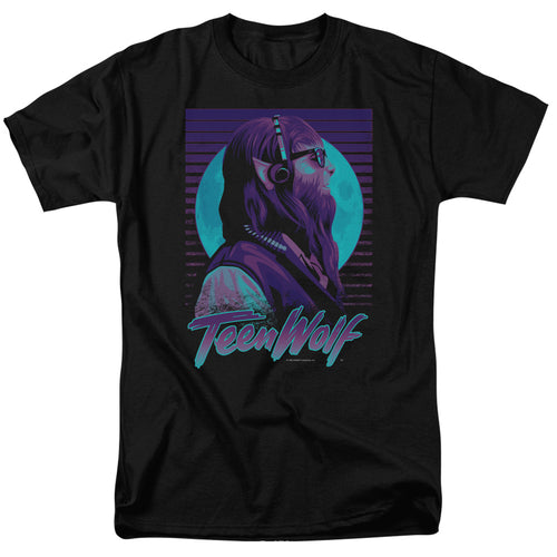 Teen Wolf Headphone Wolf Teal T-Shirt