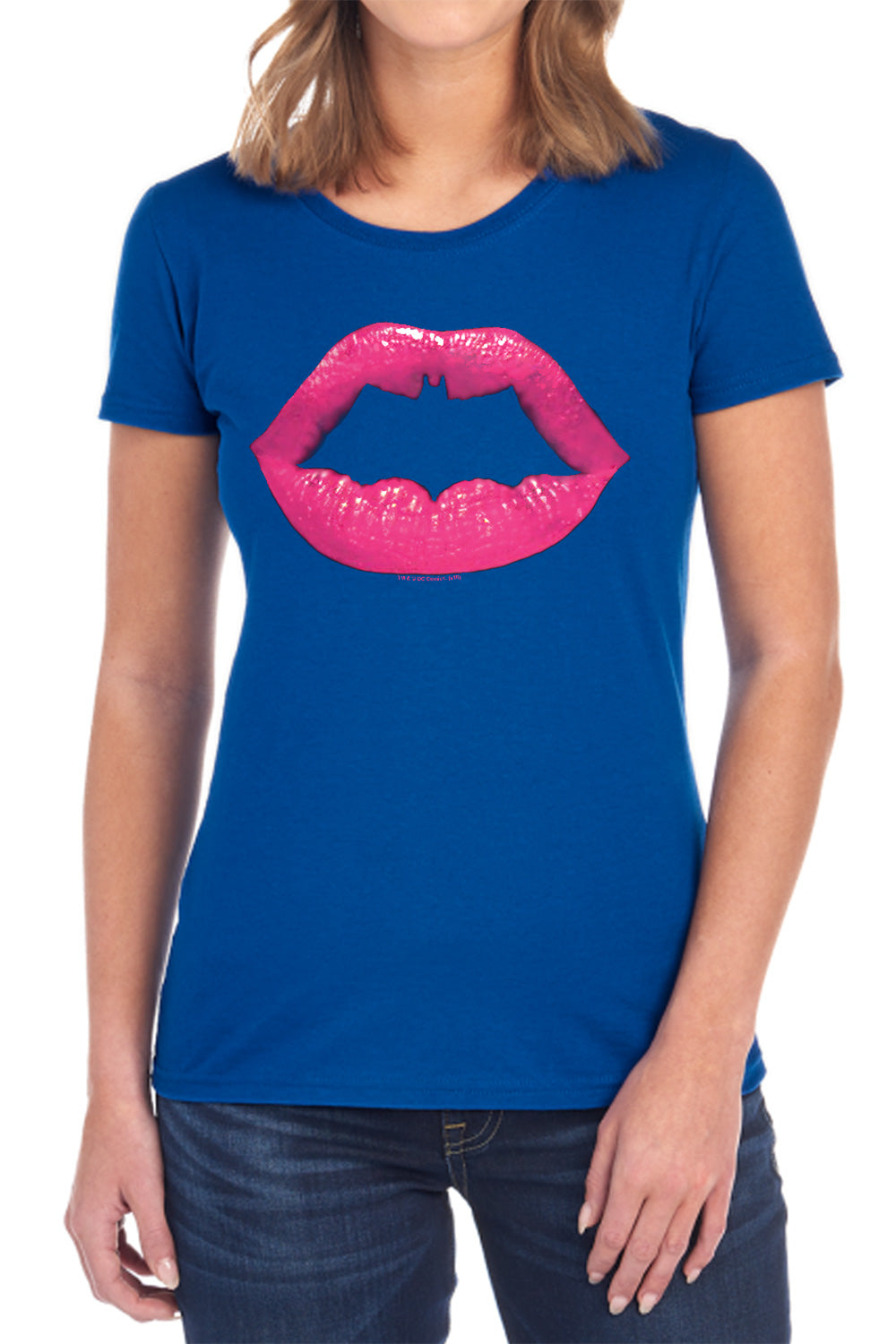 Batman Bat Kiss Womens T-Shirt