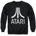 Atari Rough Logo Black Crewneck Sweatshirt