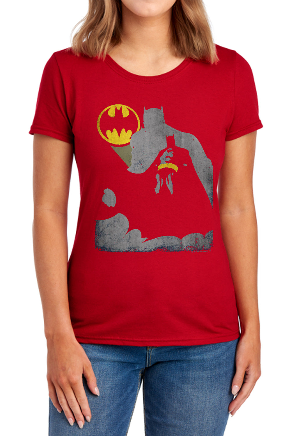 Batman Bat Knockout Womens T-Shirt