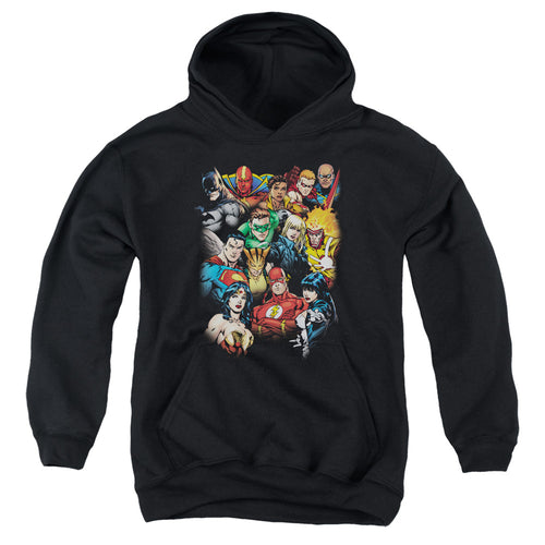 Justice League The Leagues All Here Youth Hoodie