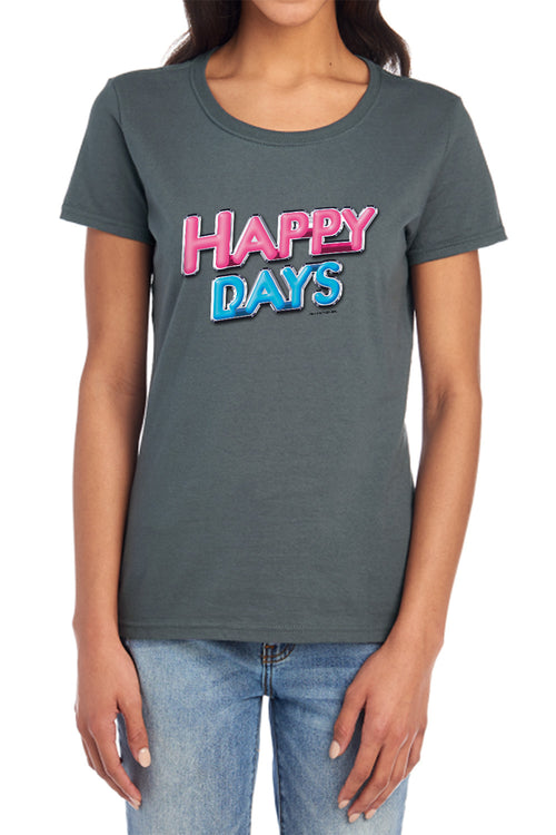 Happy Days Happy Days Logo Womens T-Shirt