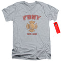 New York City Fdny Vintage Badge V-Neck T-Shirt