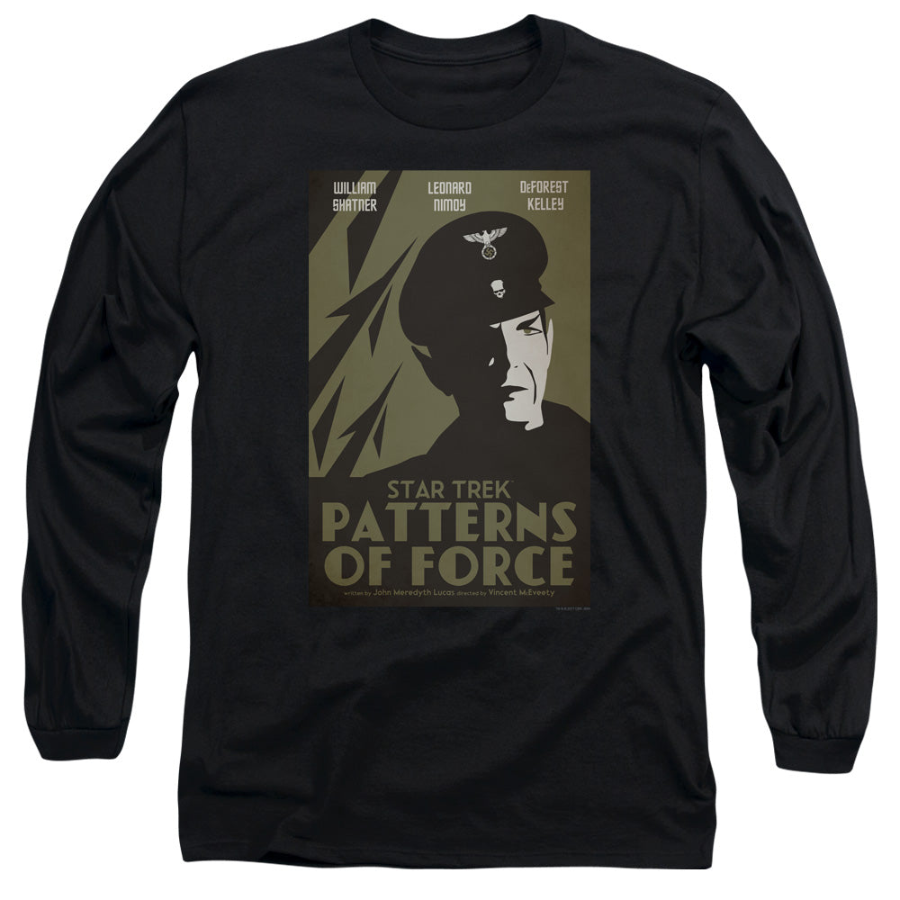 Star Trek Juan Ortiz Patterns of Force Black Long Sleeve T-Shirt