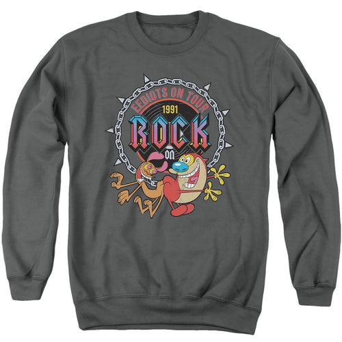 Ren and Stimpy Eediots on Tour Crewneck Sweatshirt