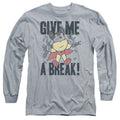 Mighty Mouse Give Me a Break Long Sleeve T-Shirt