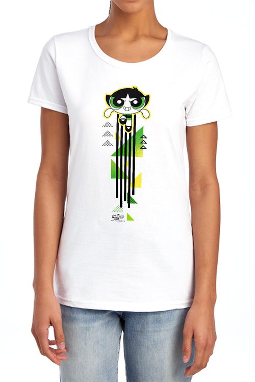 The Powerpuff Girls Buttercup Streak Womens T-Shirt