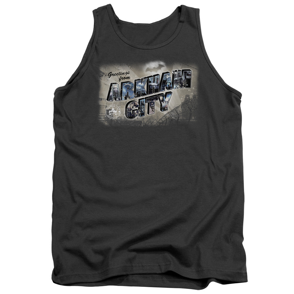 Batman Greetings From Arkham Tank Top