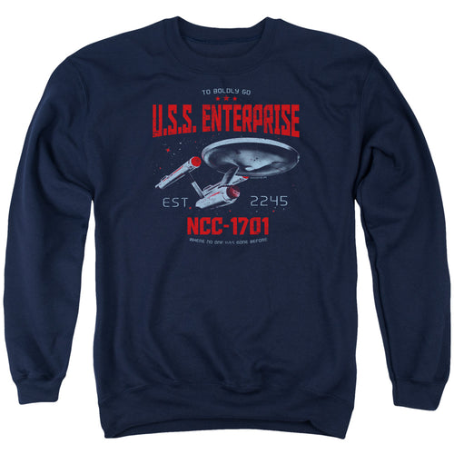 Star Trek To Boldly Go Stardate 2245 Crewneck Sweatshirt