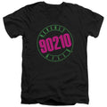 Beverly Hills 90210 Neon Logo V-Neck T-Shirt