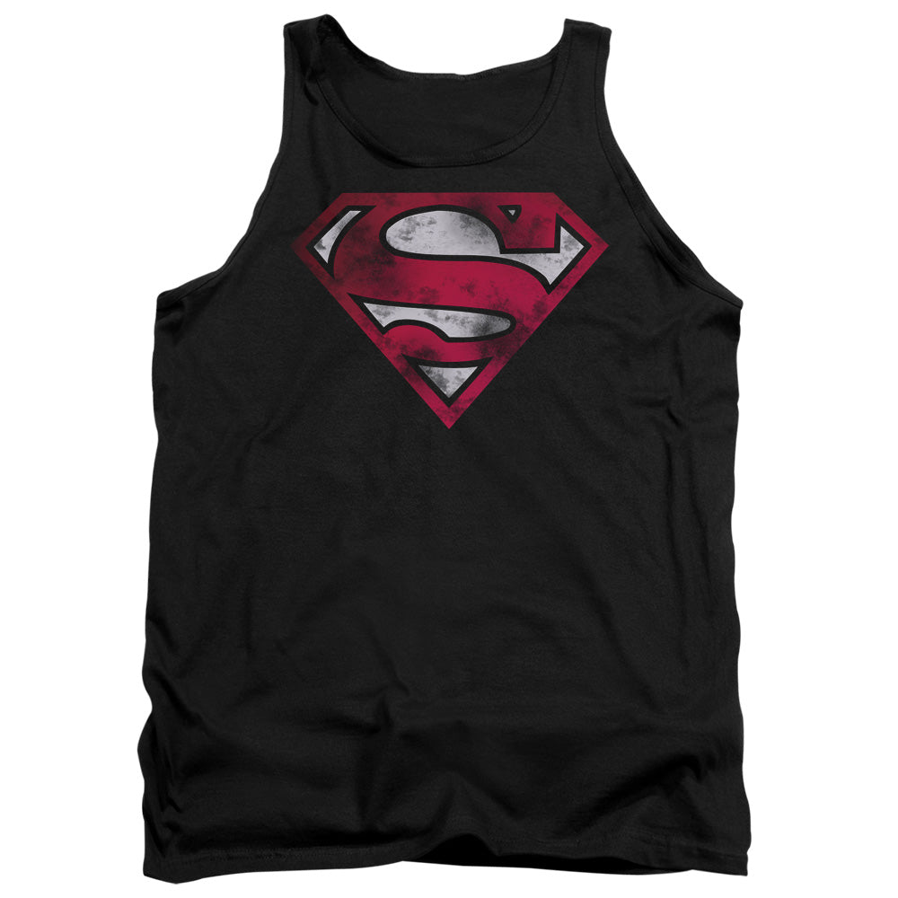 Superman War Torn Shield Tank Top