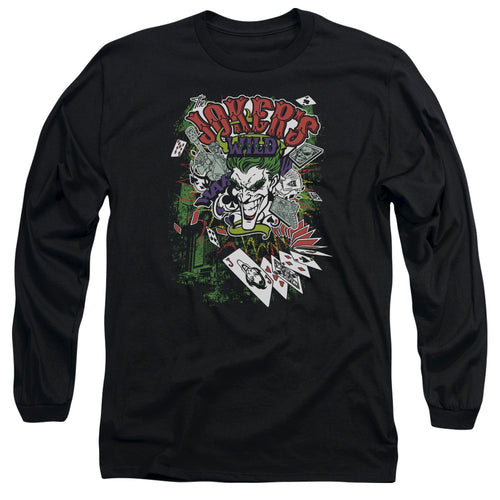 Batman Jokers Wild Long Sleeve T-Shirt