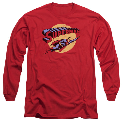 Superman Fly by Long Sleeve T-Shirt