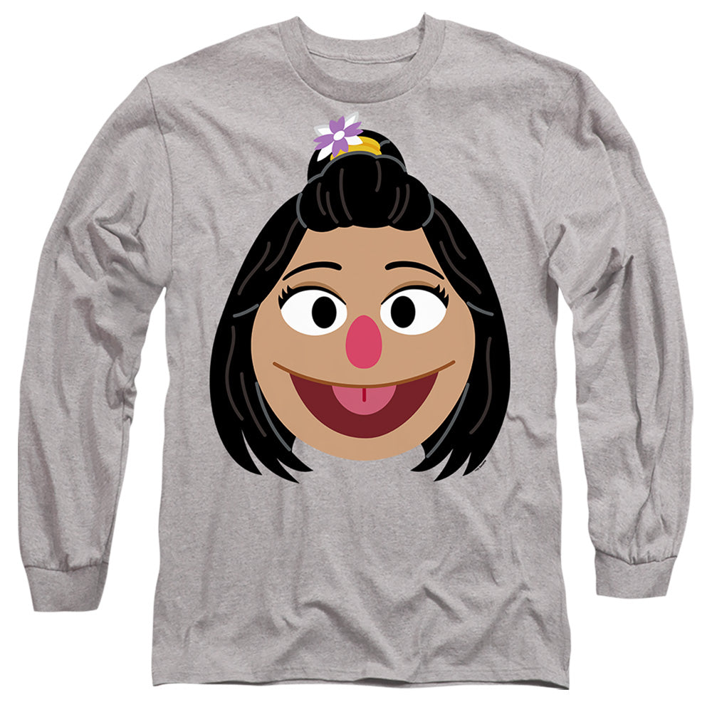 Sesame Street Ji-young Face Long Sleeve T-Shirt