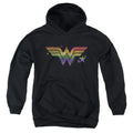 Wonder Woman Rainbow Logo Youth Hoodie