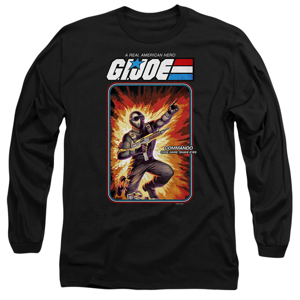G.I. Joe Snake Eyes Card Long Sleeve T-Shirt
