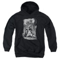 Batman Sketchy Shadows Youth Hoodie