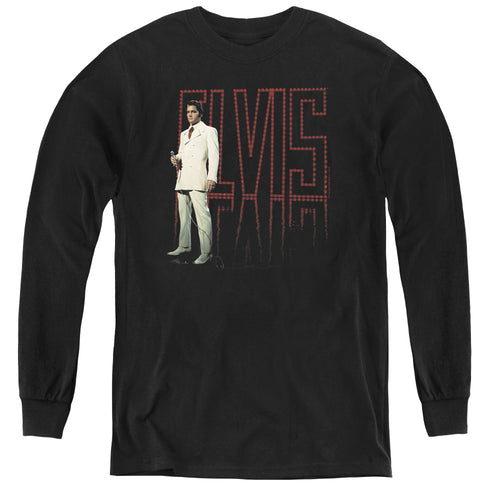 Elvis Presley White Suit Youth Long Sleeve T-Shirt