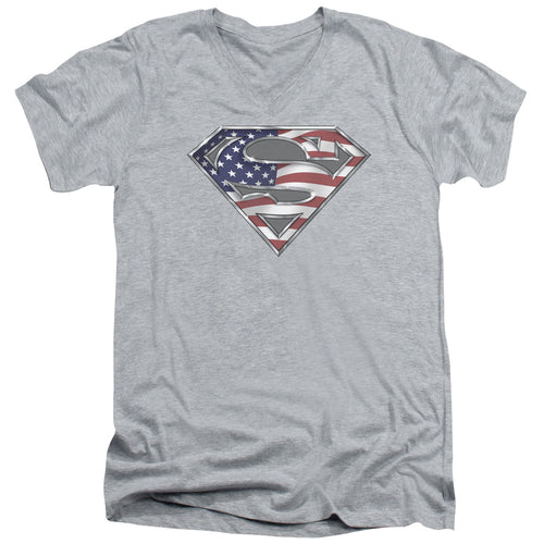 Superman All V-Neck T-Shirt