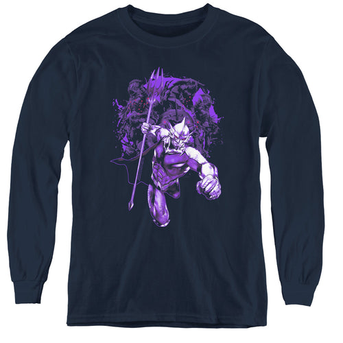 Aquaman Evil Doers Youth Long Sleeve T-Shirt