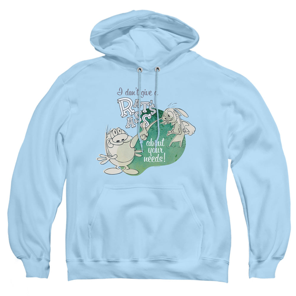 Ren and Stimpy I Don't Care About Your Needs! Pullover Hoodie