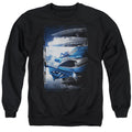 Mighty Morphin Power Rangers: The Movie Blue Zord Poster Crewneck Sweatshirt