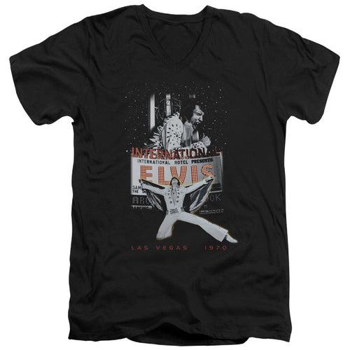 Elvis Presley Las Vegas V-Neck T-Shirt