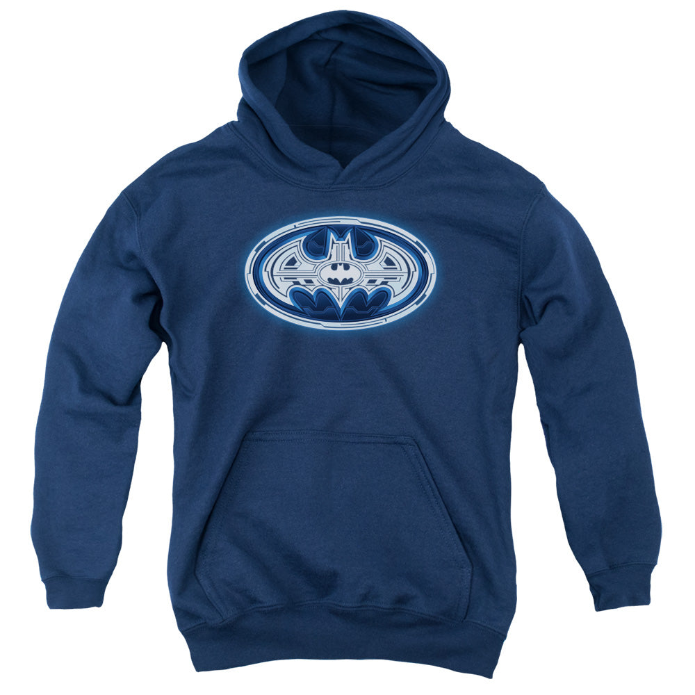 Batman Cyber Bat Shield Youth Hoodie