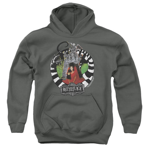 Beetlejuice Lydia With Worms Youth Hoodie