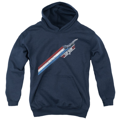 Top Gun Diagonal Stripes Youth Hoodie