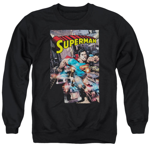 Superman Action One Crewneck Sweatshirt